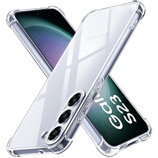 Ốp điện thoại mềm trong suốt chống sốc cho Samsung Galaxy S23+ S23 Ultra
