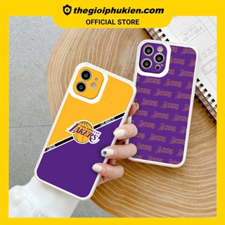 Ốp iphone - Ốp lưng iphone cạnh vuông bảo vệ camera đội bóng rổ dành cho ip 6 đến 14promax - ng333