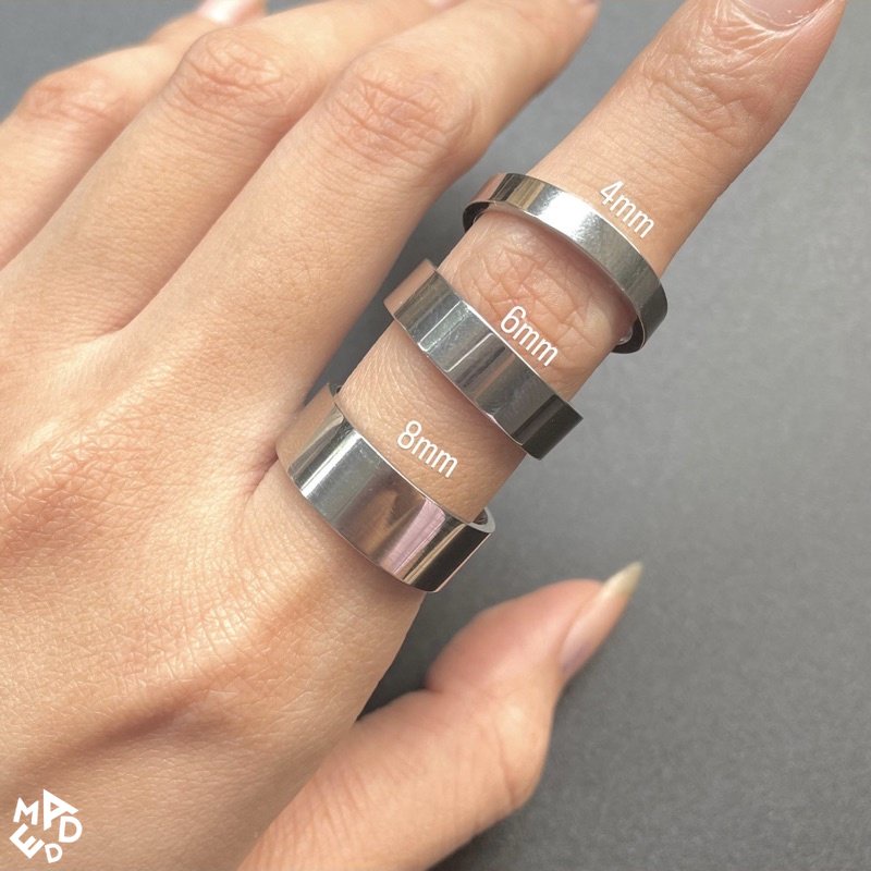 Basic ring / inox 100% nhẫn trơn RBASICD / RBASICM