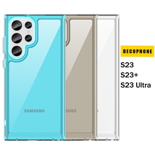 Ốp điện thoại Nhựa Mềm Màu Trơn Sang Trọng Cho Samsung Galaxy S23 ULTRA S23 + Plus