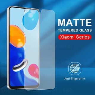 AG Nhám Kính Cường Lực Mờ Chống Vân Tay Bảo Vệ Màn Hình cho Xiaomi Mi Redmi 11 Lite 11T 10T 9T 8T K40 K30 K20 Pro Note 7 7s 8 8T 10 11S 10s 9 9s Pro 7 7A 8 8A 9 6 6A 9A 9C Pocophone F1 Poco F2 X2 F3 M3 X3 GT X4 M4 NFC Chống Trầy chống bẩn