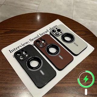 Ốp Điện Thoại  iPhone 14 Pro Max 14 Plus 13 12 11 Pro Max ốp lưng iphone 13 14 promax plus case magnética 14 pmThấu kính bảo vệ Da Từ Tính Sang Trọng Bảo Vệ camera Cho