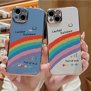 Ốp Điện Thoại Dẻo Họa Tiết Cầu Vồng Thời Trang Cho OPPO A54 A55 A36 A73 A3S A53 A72 A92