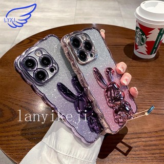 Ốp Lưng Kim TuyếN HìNh Con Thỏ Cho iPhone 14 Plus 13 12 11 Pro Max