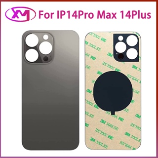 Nắp Lưng Điện Thoại Bằng Kính Có Logo Cho iPhone 14 / 14 Pro Max / 14 Pro / 14 Plus