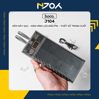 Pin Dự Phòng Trong Suốt Kèm Cáp Sạc Nhanh PD 20W Type C Hoco 10000mah 20000mAh Cho Điện Thoại IP Samsung Oppo Xiaomi