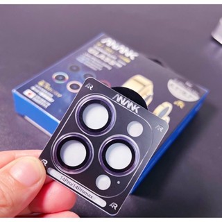 Bộ 3 dán bảo vệ mắt Camera ANANK cho iPhone 14 Pro Max, 14 Plus, 14, 13 Pro Max Vành nhôm + Kính siêu trong bảo vệ máy