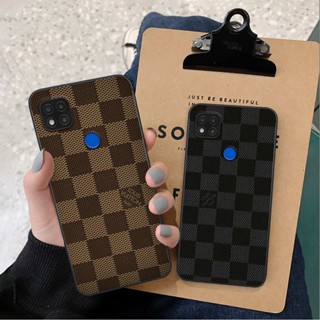 Ốp lưng Xiaomi Redmi 9C hình caro, thời trang hàng hiệu cao cấp, vỏ ốp rẻ đẹp