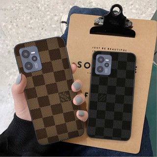 Ốp lưng Realme C35 hình caro, thời trang hàng hiệu cao cấp, vỏ ốp rẻ đẹp