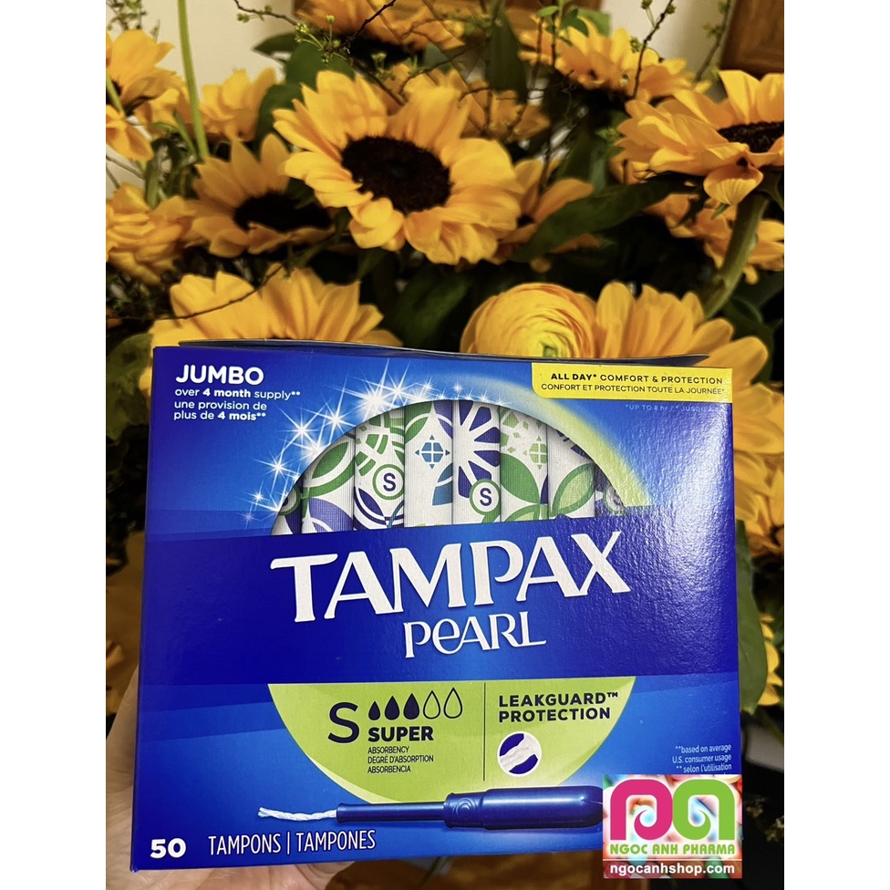 Tampax Pearl 50 chiếc super