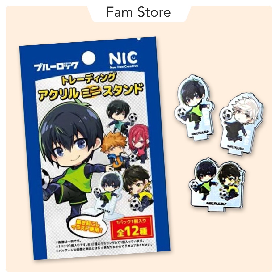 Pack nhân phẩm standee mini Blue Lock