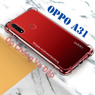 Ốp Lưng OPPO A31 Dẻo Trong Suốt Chống Va Đập Có Gù Bảo Vệ 4 Gốc Silicon Cao Cấp