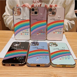 Ốp Điện Thoại Dẻo Màu Cầu Vồng Thời Trang Cho iPhone 11 Pro Max iPhone XS Max XR