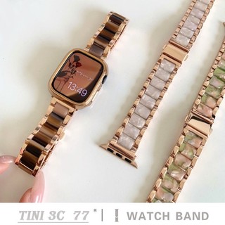 Dây Đeo Đồng Hồ Bằng Thép Không Gỉ + Resin Cho Apple Watch S8 Ultra Series 8 7 41mm 45mm iWatch 7 6 5 4 3 SE Ultra 49mm 38mm 40mm 42mm 44mm