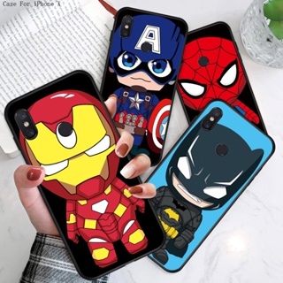 Ốp Điện Thoại Silicon TPU Mềm Hình Marvel Đơn Giản Cho OPPO A15 A15S A12 A12E A3S A5S A7 A37 A39 A57 NEO 9 F1S A59