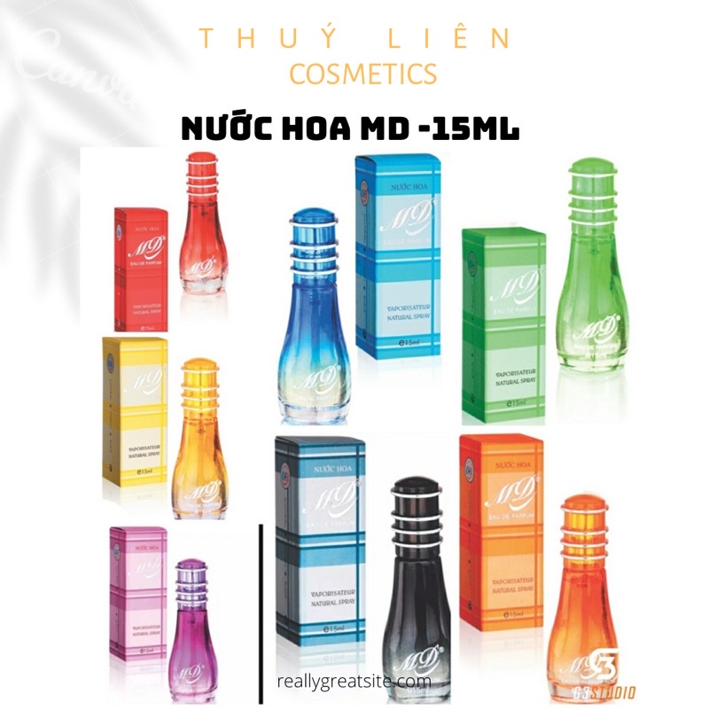 [ ĐỦ MÀU ] Nước Hoa: Dầu Thơm MD 15ml - ( đủ màu )