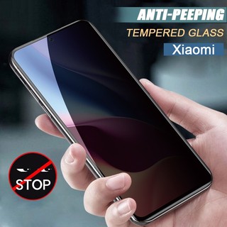 Kính cường lực chống nhìn trộm full màn Cho Xiaomi Mi 9T 10T 11T 12T 11 12 Lite POCO M3 M4 F3 F4 X3 X4 X5 Pro 5G Redmi Note 7 8 9 9S 10 10S 11 11S 12 12S 9A 9C 10A 10C