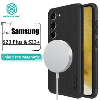 Ốp Điện Thoại Nillkin Bằng TPU + PC Siêu Mỏng Mặt Nhám Chống Sốc / Dấu Vân Tay Cho Samsung Galaxy S23 Plus / S23 +