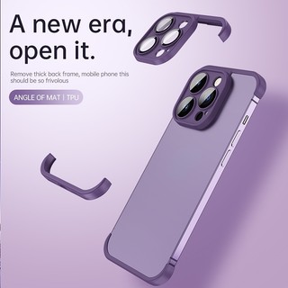 Ốp Điện Thoại Túi Khí Chống Sốc Không Viền Bảo Vệ Camera Cho iPhone 14 Plus 14 Pro Max 13 12 Pro Max