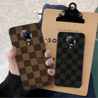 Ốp lưng Xiaomi Poco F2 Pro hình caro, thời trang hàng hiệu cao cấp, vỏ ốp rẻ đẹp