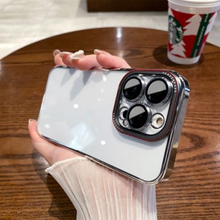 Sang Trọng Ốp Điện Thoại iPhone 14 13 Pro max 14 plus case ốp lưng điện thoại i phone 14 13 promax Cứng Trong Suốt Chống Sốc Bảo Vệ Ống Kính Máy Ảnh Cho iP 13 Pro 14 Pro max 14 plus