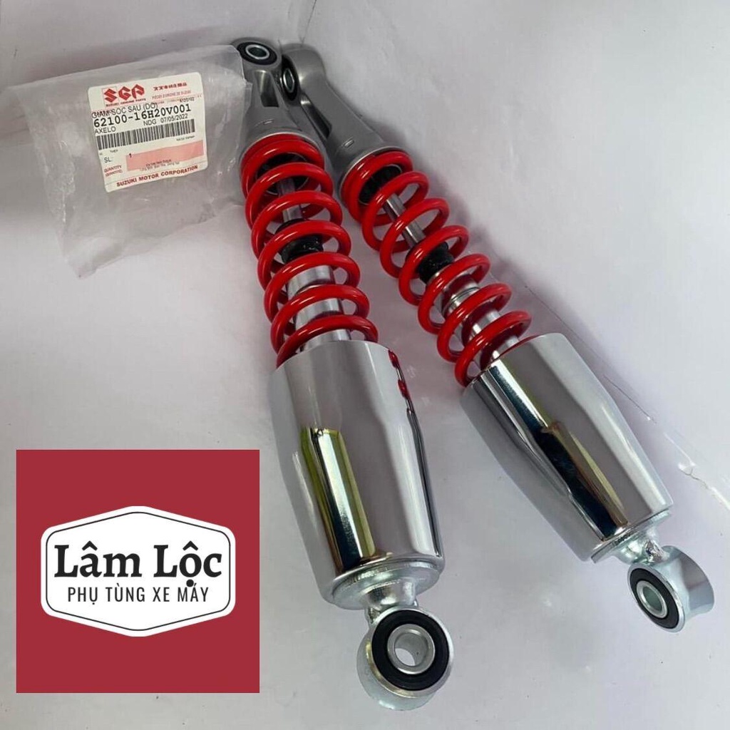 Cặp phuộc giảm xóc sau axelo 125 Suzuki chính hãng
