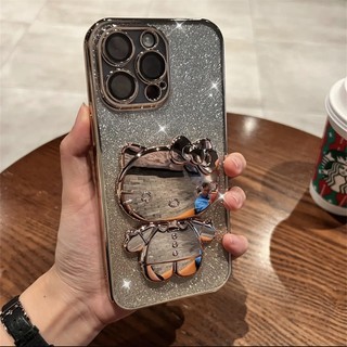 Ốp Điện Thoại Trong Suốt Mạ Điện Cho iPhone 6 plus 6s plus 7 plus 8 plus xs max xr 11 pro max 12 pro max 13 pro max 14 plus 14 pro max hello Kitty