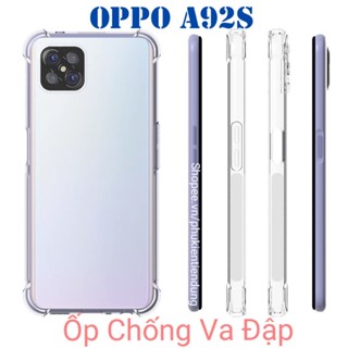 Ốp Lưng Oppo A92s Chống Va Đập Gù Bảo Vệ 4 Gốc Silicon Cao Cấp