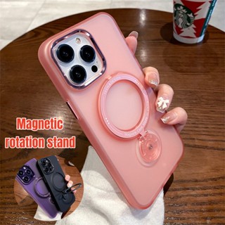 Ốp Điện Thoại iPhone 14 13 Pro max 14 plus case ốp lưng điện thoại i phone 14 13 promax Cứng Nhám Chống Sốc Có Giá Đỡ Nam Châm Xoay Sang Trọng Cho iP 14 13 Pro Max 14 Plus