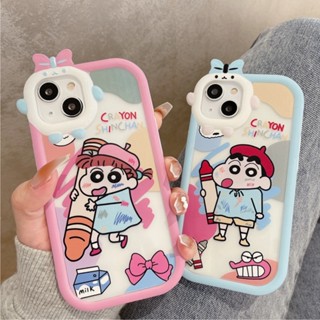 Ốp Lưng Nơ Trong Suốt - Crayon Shinchan