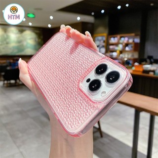 Ốp Điện Thoại TPU Dẻo Trong Suốt Đính Hạt Kim Cương Lấp Lánh Cho IPhone 14 13 12 Pro Max 11 14 Pro
