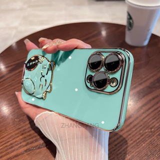 ốp lưng iPhone 14 iPhone 14 Pro iPhone 14 Pro Max iPhone 14 Plus Ốp Điện Thoại TPU Mềm Viền Mạ 3D Có Giá Đỡ Hình Mèo Cho iPhone 14 iPhone 14 Pro iPhone 14 Pro Max iPhone 14 Plus