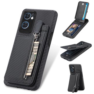 Ốp Bao Da Điện Thoại Kiểu Ví Gập Nam Châm Có Ngăn Thẻ Cho OPPO Reno 8T 8z 7z 6z 6 5 Pro Plus 5G