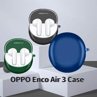 Vỏ Bảo Vệ Hộp Sạc Tai Nghe OPPO Enco Air 3 Màu Trơn Họa Tiết Hoạt Hình Dễ Thương