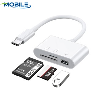 Đầu Đọc Thẻ Nhớ TF SD OTG 3 Trong 1 Cho Huawei USB Type C