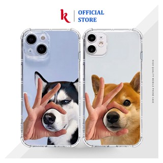 Ốp lưng iphone cặp đôi Chó OK dẻo case 14plus 14 pro max 13 12 promax 11 mini 6 6s 7 8 plus x xr xs Se