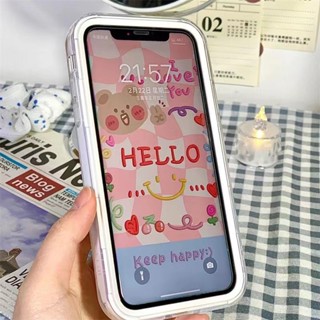 For iphone 14 pro max Ốp Điện Thoại Mềm Chống Vỡ Bảo Vệ Camera 2 Trong 1 Màu Trong Suốt Cho compatible for IPHONE 13ProMax 11 11 PROMAX X XR 7P 8P