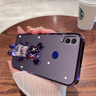 ốp lưng Redmi note 7 Redmi 7 Ốp Điện Thoại TPU Trong Suốt Mạ Điện Có Giá Đỡ Hình Gấu Cho Redmi note 7 Redmi 7