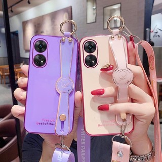 Ốp Điện Thoại Chống Sốc Có Dây Đeo Chéo Cho OPPO Reno 8T 9 9Pro 8 7 6 5 4 A58 A78 A17 A16 A57 A77 A77S