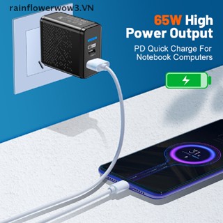 Củ Sạc Nhanh 65W USB Chuyên Dụng Cho iPhone Xiaomi 12 Samsung Huawei QC 3.0