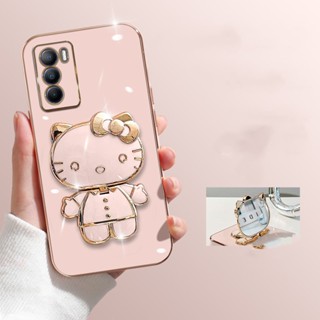 SANRIO Ốp Điện Thoại Silicon Kèm Gương Trang Điểm Hình Hello kitty Dễ Thương Cho Samsung A13 A14 A20 A30 A20S A21