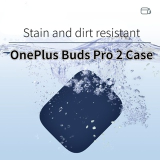 Vỏ Bảo Vệ Hộp Sạc Tai Nghe OnePlus Buds Pro 2 Màu Trơn