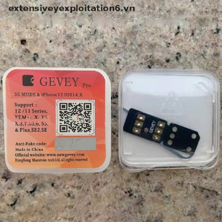 1 Thẻ Mở Khóa Gevey PRO Cho iphone 6s-7-8-X-XSM-11-13PM.