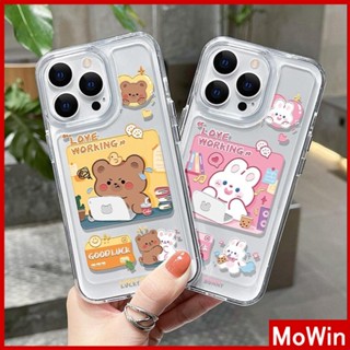 For iPhone 14 Pro Max iPhone Case Acrylic Hard Case HD Clear Case Plating Button Shockproof Cartoon Cute Bear Compatible For iPhone 13 Pro max 12 Pro Max 11 xr 7plus 6splus