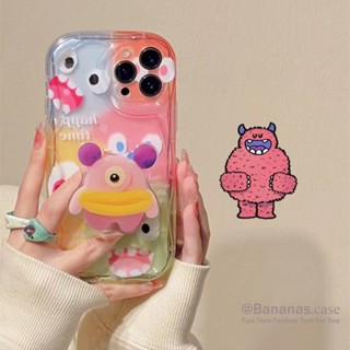 Ốp Điện Thoại Mềm Có Giá Đỡ Hình Quái Vật Cho iPhone 14 Plus 14 13 12 11 Pro Max X Xr Xs Max 7 8 6 6s Plus SE2020