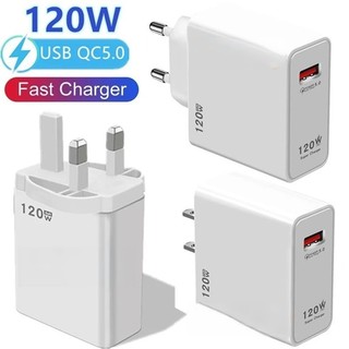 Cốc Sạc Điện Thoại Chất Lượng Cao 120W EU / US / UK 5.0 Cho Xiaomi