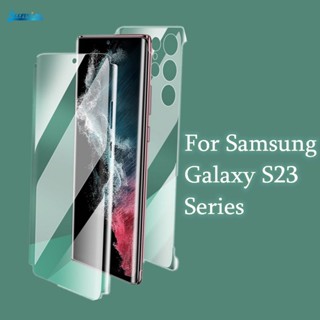 Phim Dán TPU Trong Suốt Bảo Vệ Màn Hình Trước / Sau Tự Phục Hồi Chống Dấu Vân Tay Cho Samsung Galaxy S23 Series