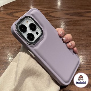 Ốp Điện Thoại TPU Mềm Có Túi Khí Mạ Điện Màu Tím Cho IPhone 11 14 Pro Max Ip13 12 11 Pro Max 14 Pro Max