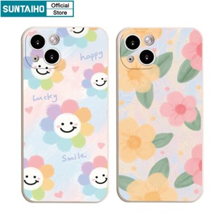 Suntaiho Ốp lưng iphone Ốp Điện Thoại silicone mềm họa tiết hoa thích hợp cho iPhone 11 Pro Max 14 12 13 XS X XR XS Max 7 8 Plus