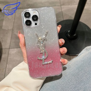 Ốp Điện Thoại PC In Logo Saint Laurent Cho iPhone 12 13 pro 14 12 pro max 14 promax